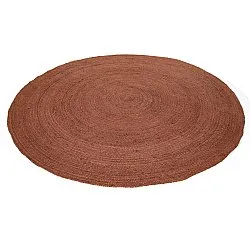 Runder Juteteppich - Amasia (kastanie)