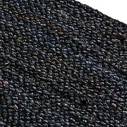 Runder Juteteppich - Amasia (dunkelblau)