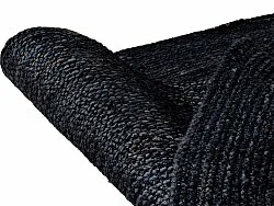 Runder Juteteppich - Amasia (dunkelblau)