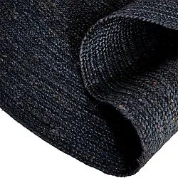 Runder Juteteppich - Amasia (dunkelblau)