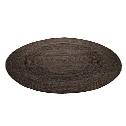 Runder Juteteppich - Amasia (dunkles taupe)