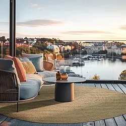 Runder Juteteppich - Amasia (natur)