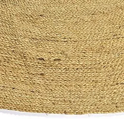 Runder Juteteppich - Amasia (orange)