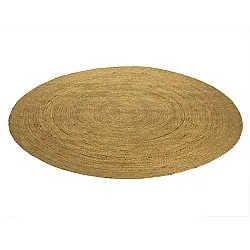 Runder Juteteppich - Amasia (orange)