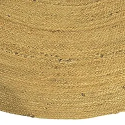 Runder Juteteppich - Amasia (orange)