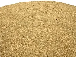 Runder Juteteppich - Amasia (orange)