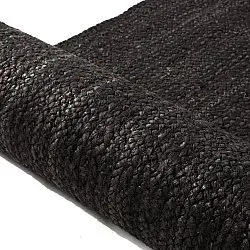 Juteteppich - Amasia (schwarz)