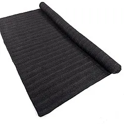 Juteteppich - Amasia (schwarz)