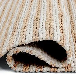 Tapis chanvre - Howrah Braided Jute (nature/blanc)