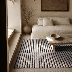 Juteteppich - Howrah Braided Jute (natur/weiß/schwarz)