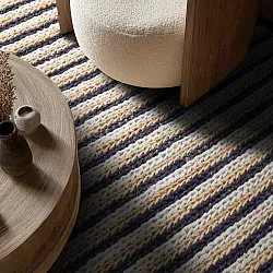 Juteteppich - Howrah Braided Jute (natur/weiß/schwarz)