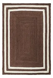 Juteteppich - Jessore (braun/weiß)