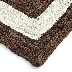 Juteteppich - Jessore (braun/weiß)