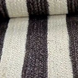 Juteteppich - Jessore (dunkles taupe/weiß)