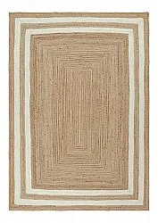 Juteteppich - Jessore (natur/weiß)