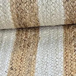 Juteteppich - Jessore (natur/weiß)