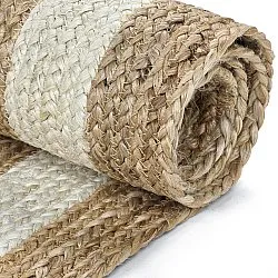 Juteteppich - Jessore (natur/weiß)