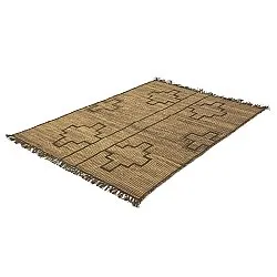 Juteteppich - Kavita (braun)