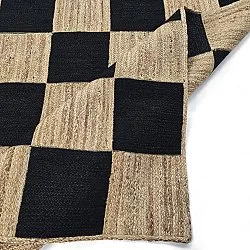 Tapis chanvre - Khulna (naturel/noir)