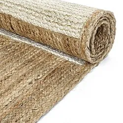 Juteteppich - Khulna (natur/weiß)