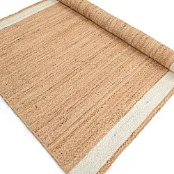 Juteteppich - Senaki (natur/weiß)