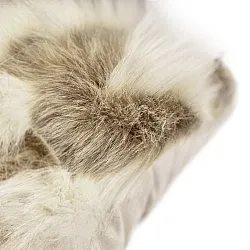 Housse de coussin - Clara (blanc/beige)