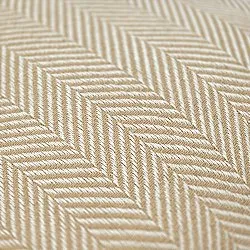 Kissenbezug - Denisa Fishbone (beige/weiß)