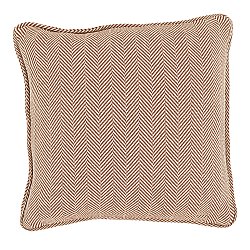 Kissenbezug - Denisa Fishbone (braun/weiß)