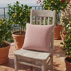 Kissenbezug - Denisa Fishbone (rot/weiß)