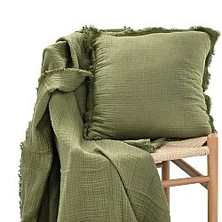 Housse de coussin - Dorena (vert)