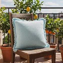 Kissenbezug - Dorena (hellblau)