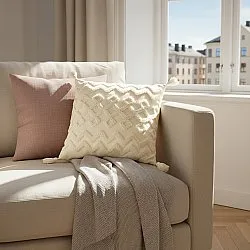 Kissenbezug - Doria (cremefarben)