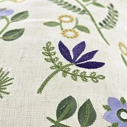Housse de coussin - Housse de coussin brodée Esbo (multicolore)