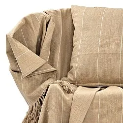 Kissenbezug - Martina Stripe (beige/weiß)