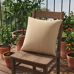 Kissenbezug - Martina Stripe (beige/weiß)