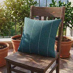 Kissenbezug - Martina Stripe (blau/weiß)