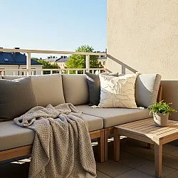 Kissenbezug - Roslyn (cremefarben)