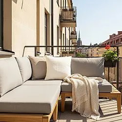 Housse de coussin - Vanja (crème)