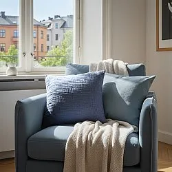 Kissenbezug - Vanja (dunkelblau)