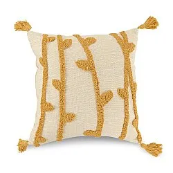 Kissenbezug - Vine (weiß/gelb)