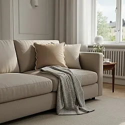 Kissenbezug - Yrsa (dunkelbeige)