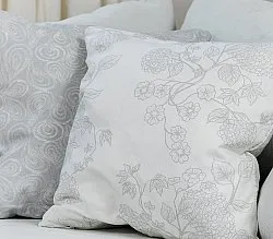 Kissenbezug x 2 - Merja (grau)