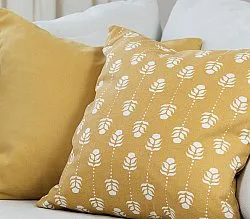 Kissenbezug x 2 - Sari (yellow)