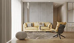 Rund Teppich - Lagos (beige)