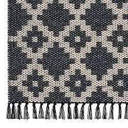 Kunststoffteppiche - Der Horred-Teppich Leia (schwarz)