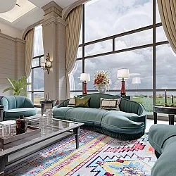 Wilton-Teppich - Lemons (multi)