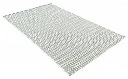 Wollteppich - Long Stitch (grau)