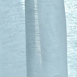 Rideaux Lot de 2 - Rideau mélange lin Lumira (bleu clair)