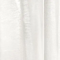 Vorhänge 2er-Pack - Leinenmischvorhang Lumira (weiß)