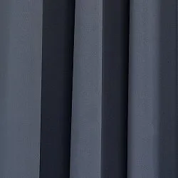 Vorhänge - Verdunkelungsvorhänge Alina (blau/grau)